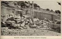 Number 2 Quarry of California Granite Company.