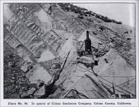 In quarry of Colusa Sandstone Company, Colusa County, California