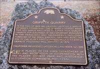 Griffith Quarry Plaque.