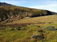 Interior of Santa Cruz Island north of Scorpion Bay