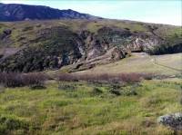 Interior of Santa Cruz Island north of Scorpion Bay