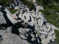 Crystal Lake Quarry granite pile, Placer County, CA