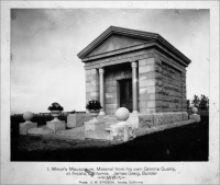 Minor’s Mausoleum Material from his own Granite Quarry, at Arcata, California, James Greig, Builder (Humboldt State University Library, Special Collections)