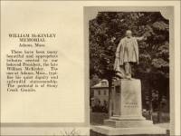 President Wm. McKinley Statue, Adams, Mass., of Stony Creek Granite