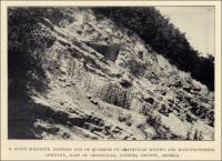 Knox dolomite. Eastern end of quarries of Graysville Mining and Manufacturing Company, east of Graysville, Catoosa County, Georgia (circa 1912)