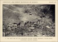 Red iron ore on the Rockwood shales, Peters Property, Taylor Ridge, Chattooga County, Georgia (circa 1912)