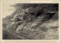 Marble bluff, near Whitestone, on the Louisville and Nashville Railroad, Gilmer County, Georgia (circa 1912)