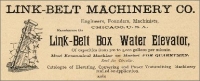 Link-Belt Machinery Co. advertisement, Stone: An Illustrated Magazine, Vol. XI, No. 6, November, 1895, pp. xxix