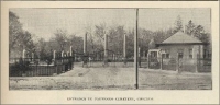Entrance to Oakwoods Cemetery, Chicago, Illinois (1894)