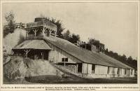 Hurst Lime Company plant at Pinhook, showing elevated track, kilns and stock house.