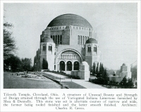 Tifereth Temple, Cleveland, Ohio, from Stone, Vol. XLVI, No. 8, August 1925, pp. 491