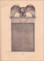 No. 454 Bronze plaque in the "Michaels Bronze Tablets" catalog (circa 1932)