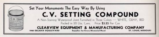 Clearview Equipment and Manufacturing Co., St. Louis, Missouri, Sept./Oct. 1938 advertisement