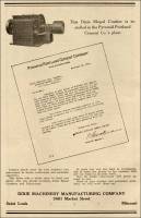 Dixie Machinery Manufacturing Co., St. Louis, Missouri, Dec. 1921 advertisement