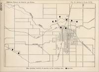 Map showing location of quarries in the Carthage Area.