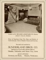 El Beudor Apartments Lobby, Omaha, Nebraska, circa 1923