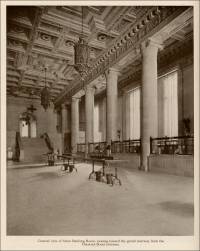 Packard Building - general view of main banking room, Philadelphia, Pennsylvania, circa Dec. 1925