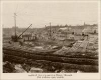 A general view of a quarry at Phenix, Missouri, that produces a gray marble.