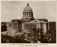 Exterior of Missouri State Capitol, at Jefferson City.
