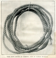 “Wire rope found at Pompeii, now in Naples museum.” (Pompeii, Italy) from “Wire Rope Nineteen Centuries Old,” Mine and Quarry, December 1903, pp. 126)