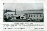 Anderson-Friberg Company Plant, Barre, Vermont, from Granite Marble & Bronze, Vol. 30, No. 10, October 1920, pp. 45