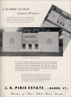The Bert Hess family memorial monument in Belleville, Ohio (J. K. Pirie Estate advertisement in The Monument and Cemetery Review, March 1949, pp. 3)