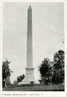 “Knerr Monument, Dayton, Ohio.” (from The Monumental News, Vol. XVIII, No. 3, March 1906, pp. 224)