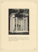 “The Lilienthal Memorial, San Francisco, fashioned out of Vermont marble, with altar of Gray Sienna, and erected in memory of Jesse W. Lilienthal, late president of the United Railroads of San Francisco.” (Modern Memorials in Marble, Vermont Marble Co., 1922)